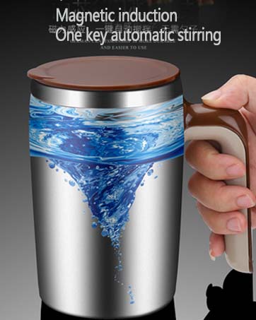 Electric Mixing Cup Magnetic Stirring Mug
