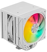 CPU Cooler Air, Dual Tower ARGB CPU Cooler with 120mm PWM Fan, 6 Heat Pipes CPU Air Cooler ARGB f...