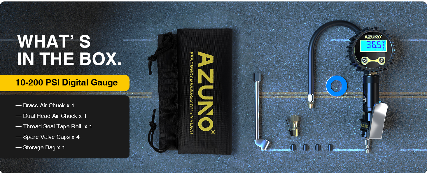 tire pressure tool set