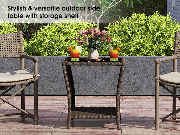 outdoor side table
