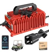 10L0L 15 Amp 48 Volt Golf Cart Charger for Yamaha,Smart Golf Cart Battery Charger, 3 Battery Type...