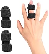 Cozyhealth Finger Splint (2 Pack), Universal Finger Straightener, Broken and Trigger Finger Splin...