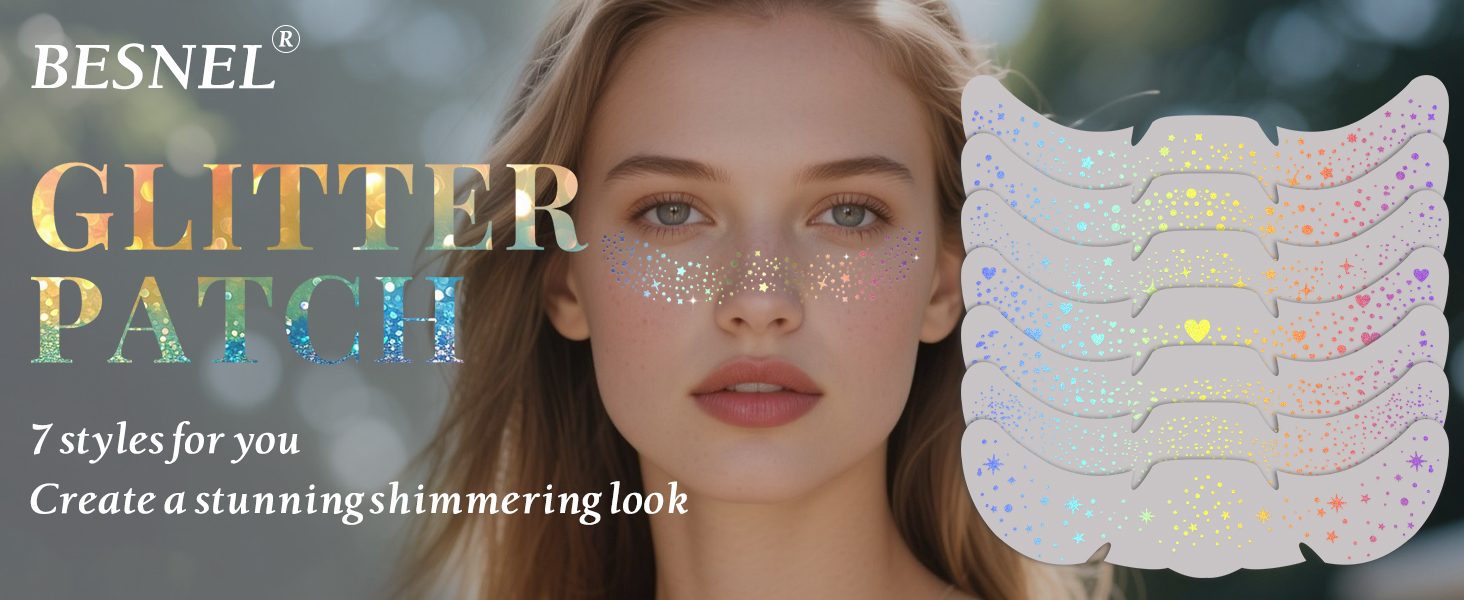 Glitter Freckles Makeup