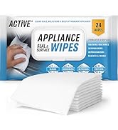 ACTIVE Home Appliance Surface Cleaner Wipes Heavy Duty Wipe for Cleaning Washing Machine, Dryer S...