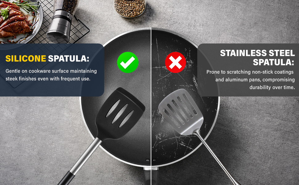 silicone spatula set