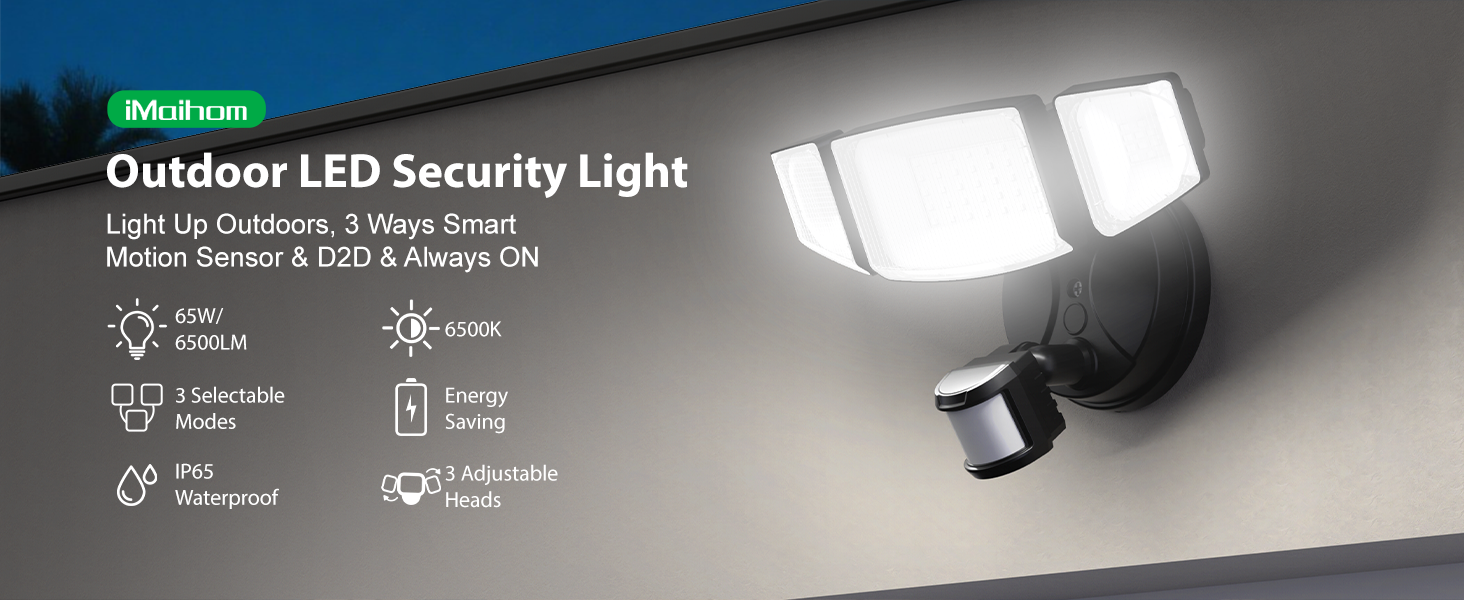 motion sensor outdoor lights