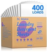 Laundry Detergent Sheets - Laundry Sheets, 400 Loads, Eco-Friendly, Plastic-Free, Lavender Scent,...