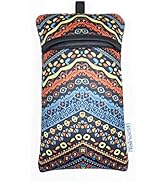 Tainada Men Women Neoprene Carry Bag Phone Sleeve Pouch with Carabiner &amp; Neck Lanyard for iPhone ...