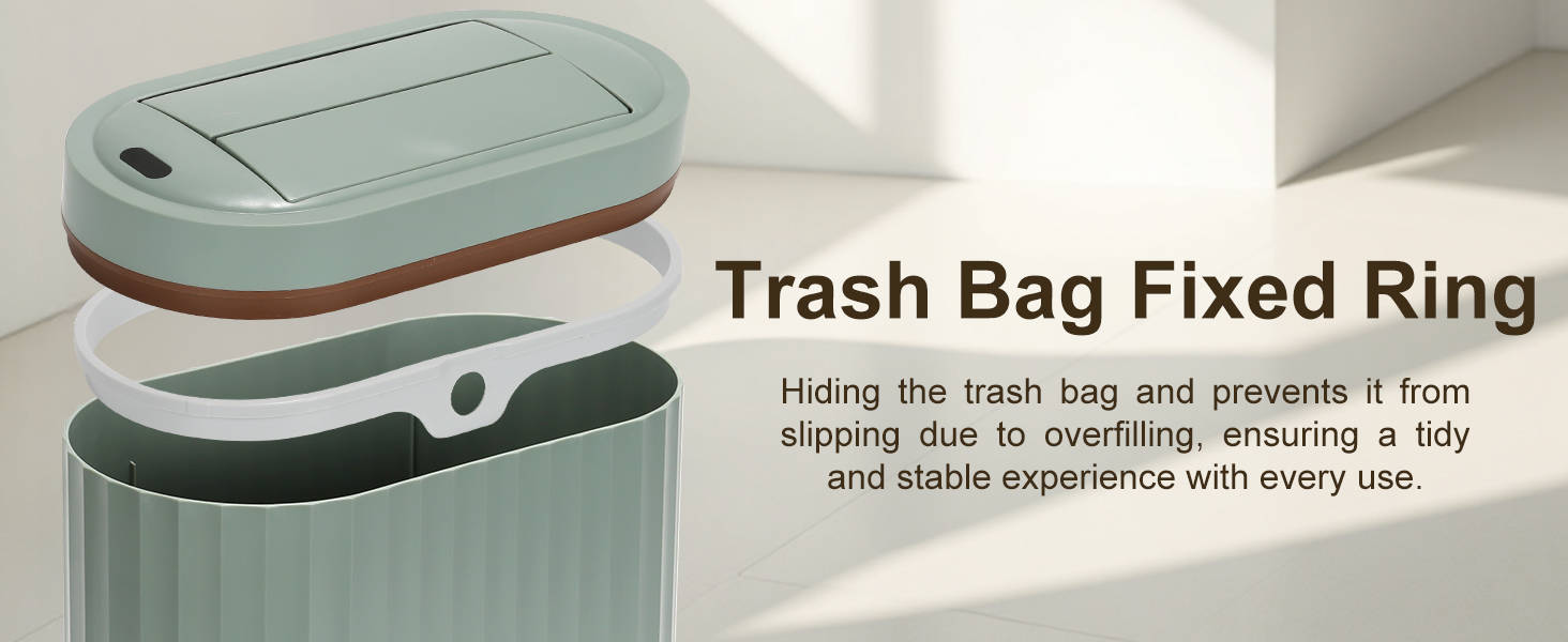 sensor bathroom trash can