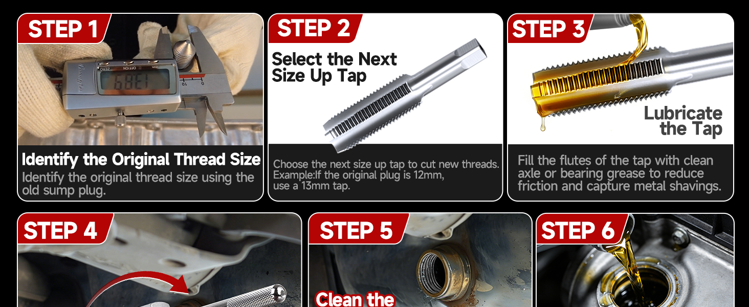 oil pan drain plug repair kit