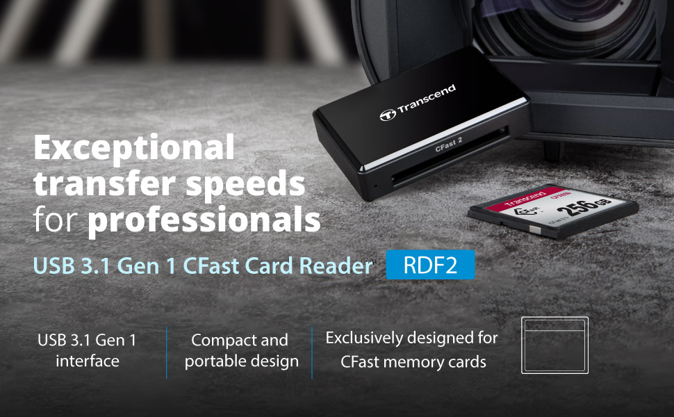 CFast Card Reader, USB 3.1 Gen 1