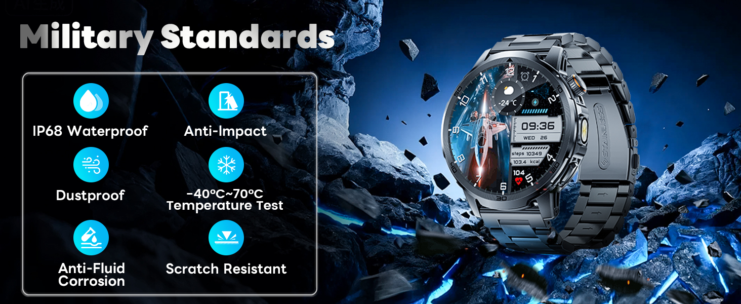 military smart watches for men