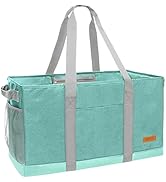 WONDAY Extra Large Utility Tote Bag - Standing Reusable Grocery Bag with Handle, Collapsible Stor...