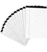 12 Pack Note Pads 5x8 Small Legal Pads White Notepads 5x8 Inch 80 GSM Paper Pads With 30 Sheets P...