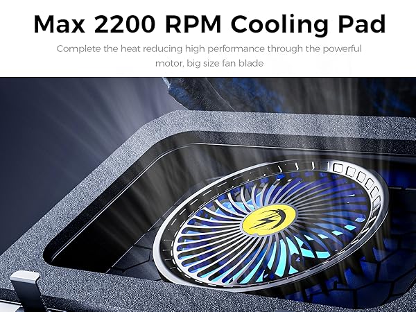 Gaming Laptop Cooling Stand rgb laptop fan cooling pad heat dissipation laptop stand with fan deck