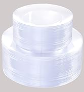 clear plastic plates