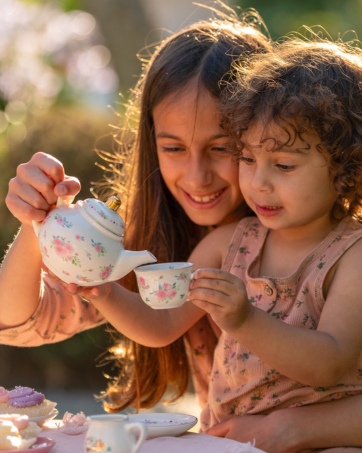 tea party set for little girls