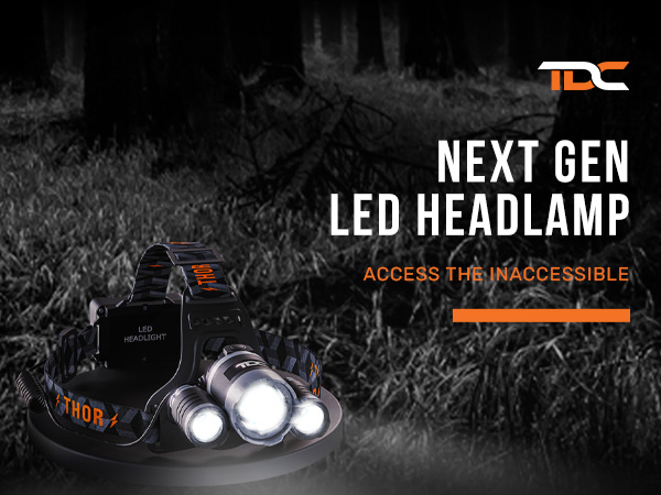 headlamp rechargeable 1080 Lumen