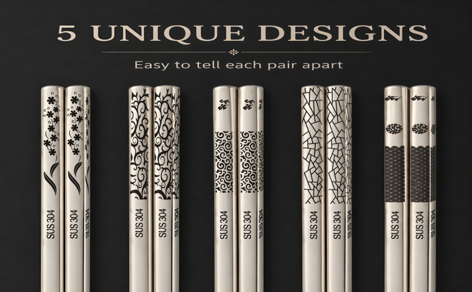 Stainless Steel Chopsticks in a Gift Box
