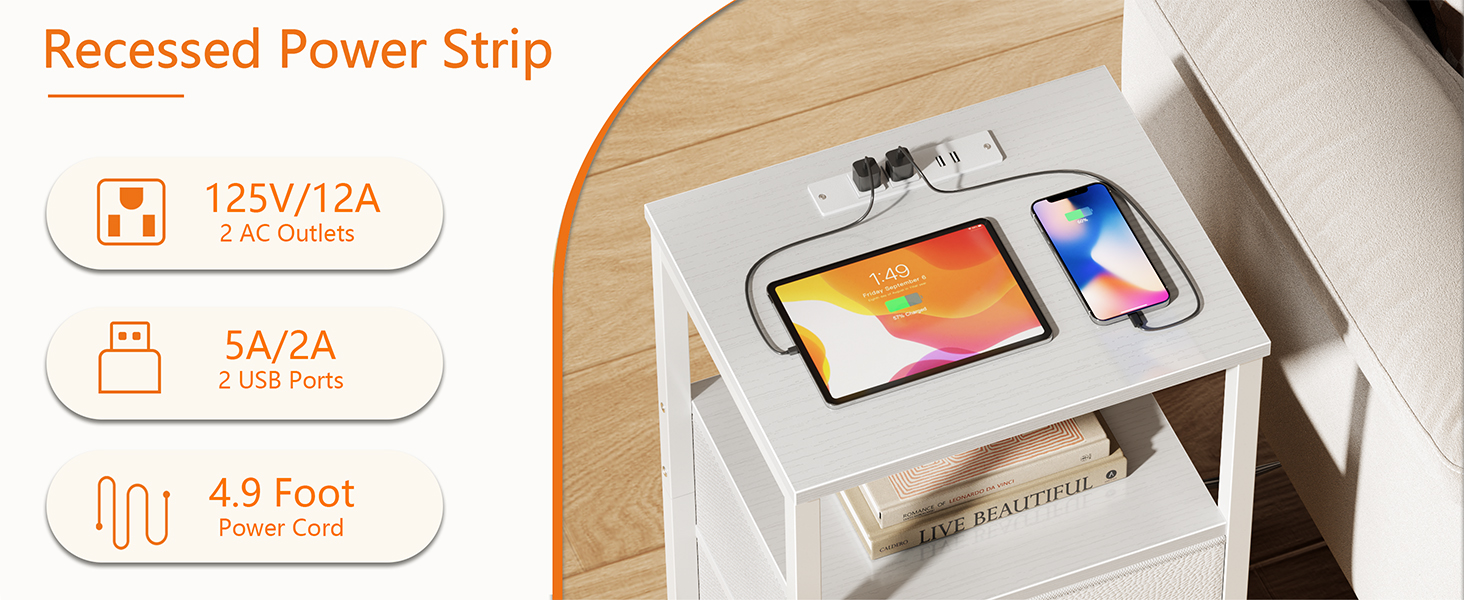 nightstand with drawers