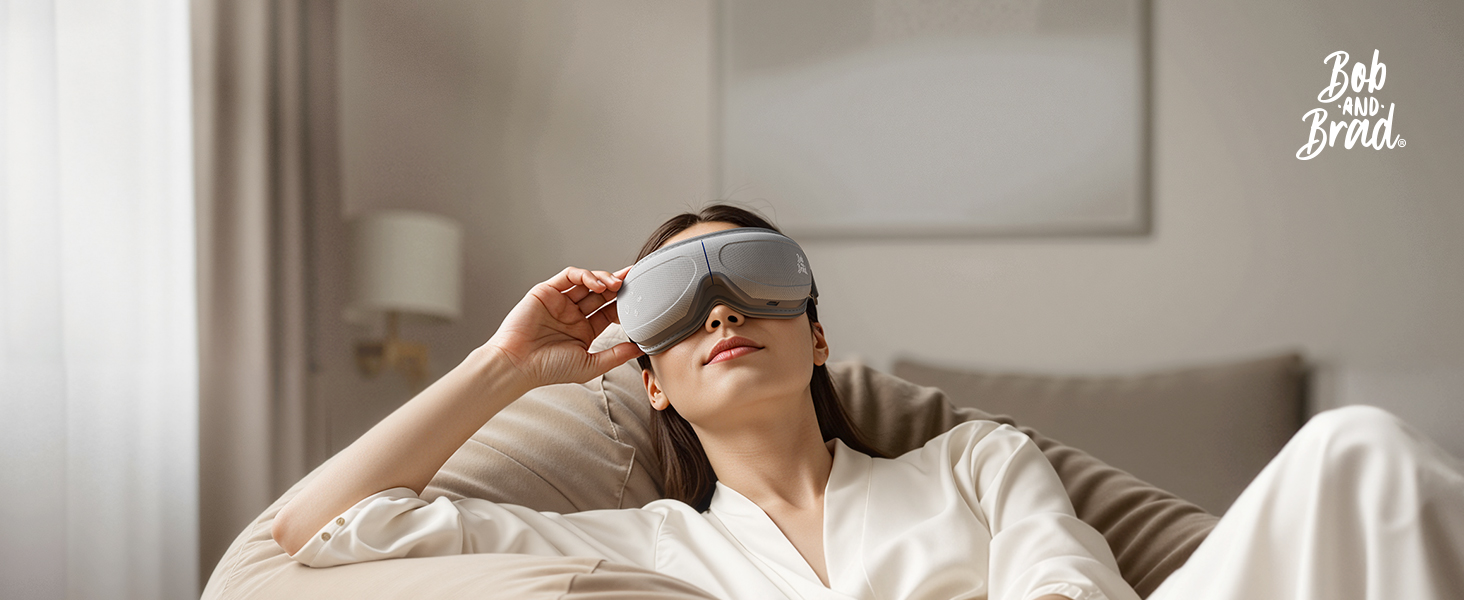 eye massager with heat and cooling eye massager for headaches migraine relief