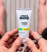 SweatBlock Antiperspirant Lotion for Hands &amp; Feet - CLINICAL STRENGTH for Men &amp; Women - Hyperhidr...