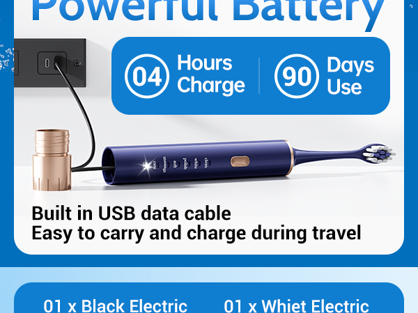 USB Rechargeable Sonic Toothbrush
