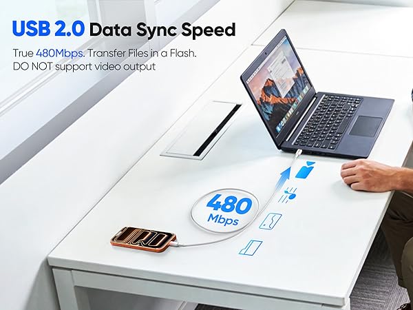 480Mbps Data type c cord