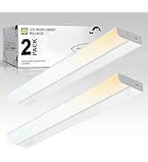 ASD 24 Inch LED Under Cabinet Lighting Hardwired, On/Off &amp; Color Temp Switch, 12W 1051LM, 5CCT 27...