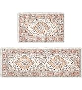 Pauwer Anti Fatigue Floor Mats - Cushioned Memory Foam 2 Piece Kitchen Rug Set, Non Slip Laundry ...