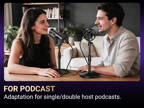 heavy-duty mic stand for podcasting