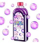 Zerhunt Non-Toxic Bubble Solution Refills: Purple Bubble Solution Suit Various Bubble Toys - 500M...