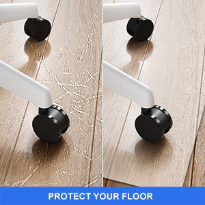 hardwood rolling chair mat