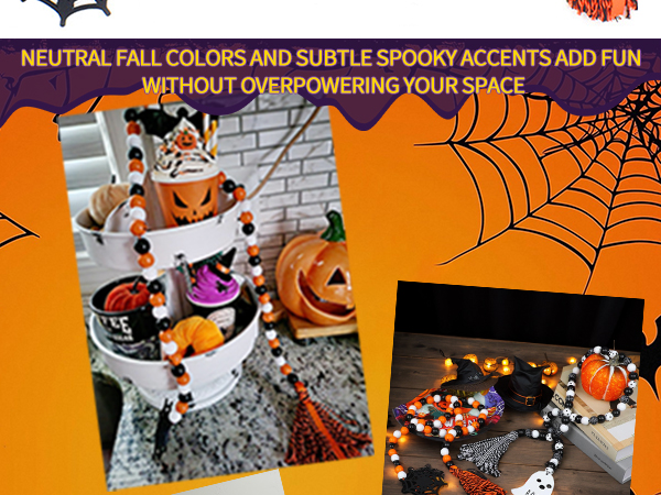 halloween tiered tray decor