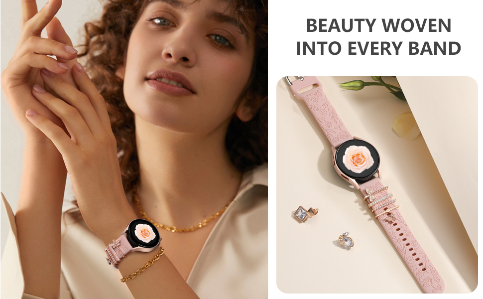 DaQin exquisite flower sport band for samsung galaxy watch 6 band