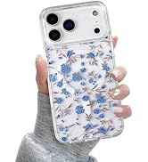 QLTYPRI Magnetic for iPhone 17 Pro Max Case Compatible with Magsafe, Cute Floral Flower Aesthetic...