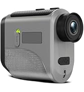 Golf Rangefinder with Slope and Pin Lock Vibration, 1200 Yards Laser Range Finder for Golf &amp; Hunt...