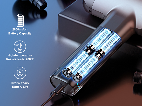 Bob and Brad X6 Pro Max Massage Gun with Heat-Cold and Metal Head Therapy