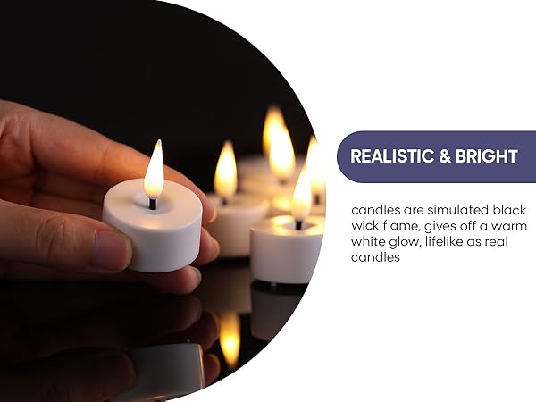 White LED Tealights 01