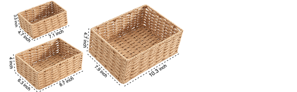 small wicker baskets