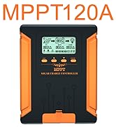 SolaMr 120A 180V MPPT Solar Charge Controller 12V/24V/36V/48V, LCD Screen Solar Panel Controller ...