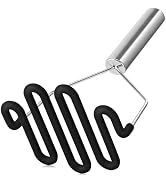 Urbanstrive Non-Scratch Silicone Potato Masher Kitchen Tool, Potatoes Masher Potato Masher Stainl...