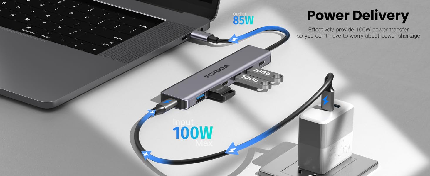 usbc hub 3.2 hub for multiport adapter