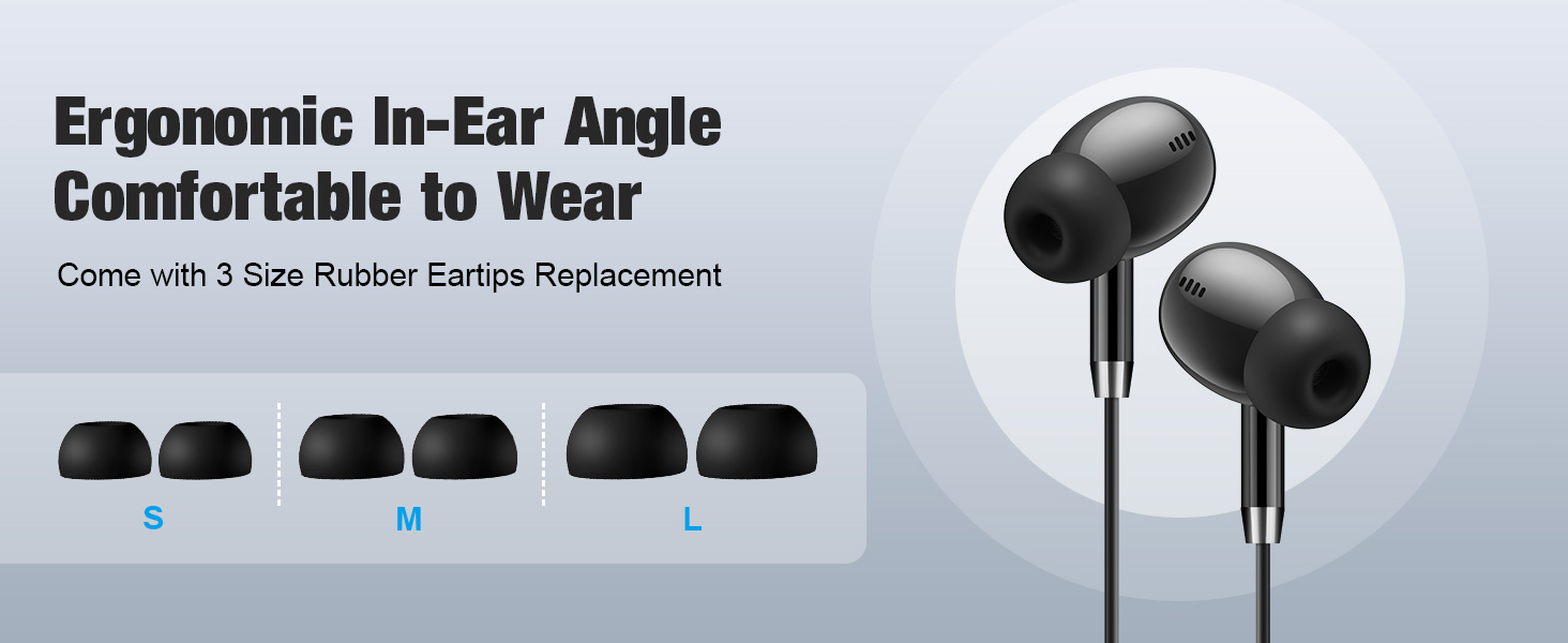 Wired Earbuds USB C