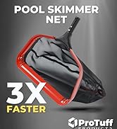 Pool Net for Cleaning - ProTuff Unlimited Coverage - 3X Faster Pro Grade 19.5&amp;#34; Skimmer