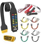 OBD2 Breakout Box, Automotive OBDII Protocol Detector Communication/Power/Ground Detection Breako...