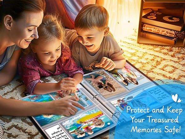 binder photo sleeves