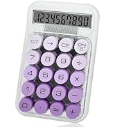 HUTUDD Cute Calculator, Mechanical Switch Calculator,Calculators Desktop 10 Digits,Desk Calculato...