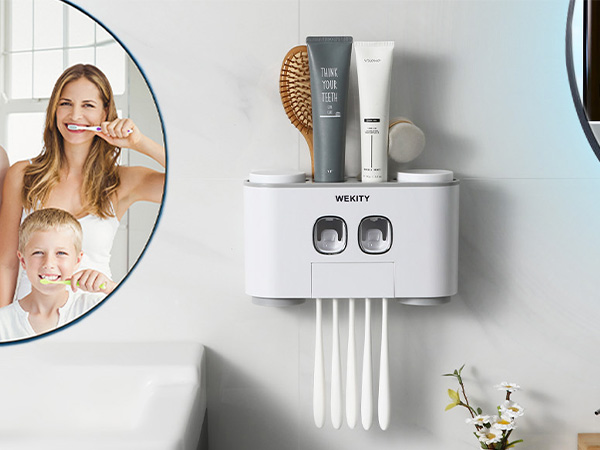 Toothbrush Holder with Toothbrush Dispenser