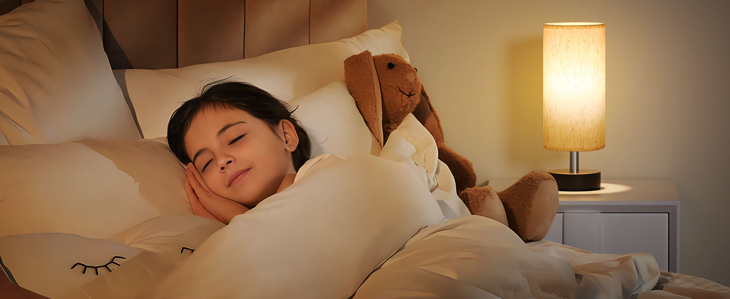 Small Table Lamp for Bedroom with Night Stands Bedside Lamps